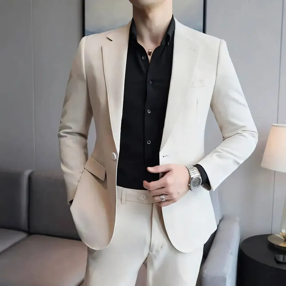 Blazer Masculino PG287 com corte alfaiatado em caxemira, ideal para eventos formais e visuais sofisticados.