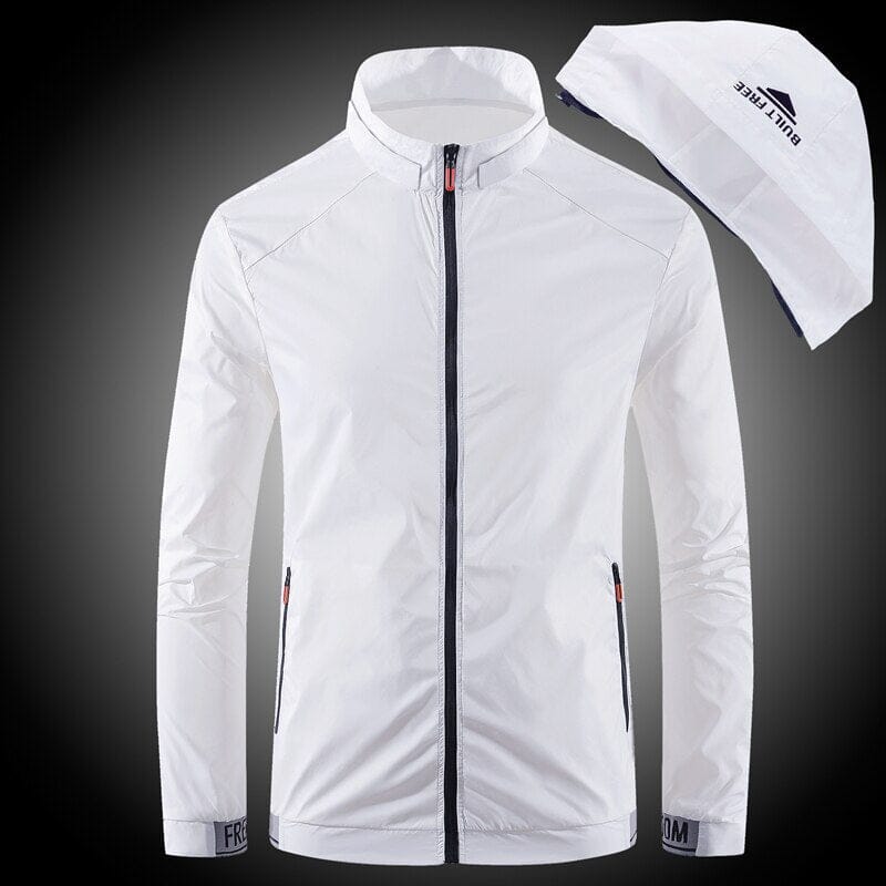Jaqueta Corta Vento Speed PG300 com design moderno e tecido impermeável, ideal para proteger da chuva com leveza e estilo urbano.