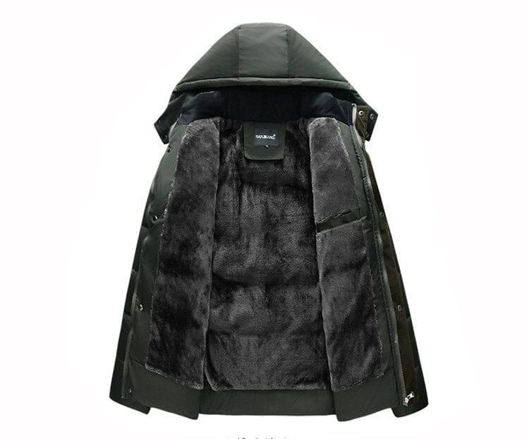 Jaqueta Masculina Forrada Fashion Pagliacci – conforto, resistência e estilo para o frio, com capuz removível e design sofisticado.