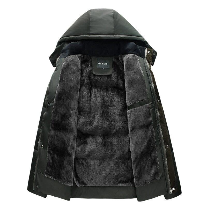 Jaqueta Masculina Forrada Fashion Pagliacci – conforto, resistência e estilo para o frio, com capuz removível e design sofisticado.