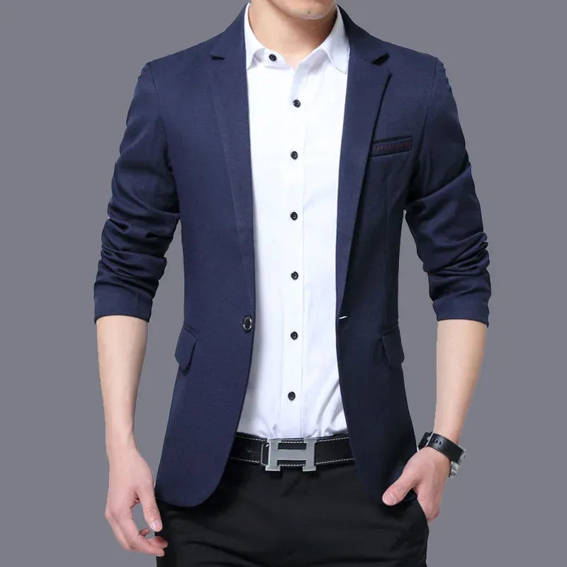  Blazer Carlsen PG289 da Pagliacci com corte de alfaiataria e botão central