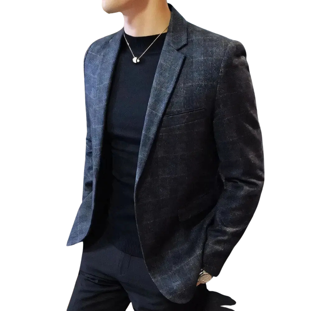  Blazer Dapper PG290 da Pagliacci com acabamento de alfaiataria e botão central