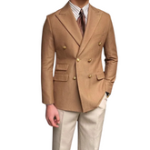 Blazer Transpassado PG286 com tecido premium e caimento refinado, ideal para eventos sociais com conforto e sofisticação.