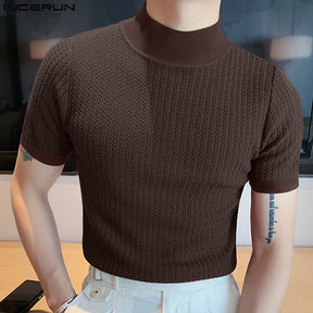 Camiseta Ultra-Stretch Pagliacci PG099 – tecido elástico, anti-amassado e confortável para o dia a dia.