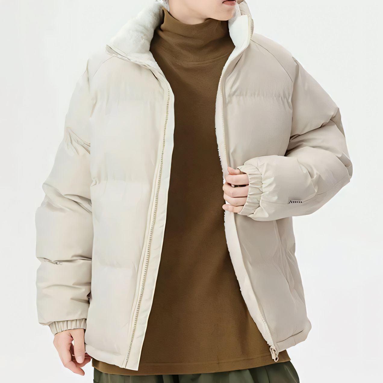 Jaqueta Bobojaco Masculina Alpha Pagliacci, forrada em lã para aquecimento e estilo nos dias frios.