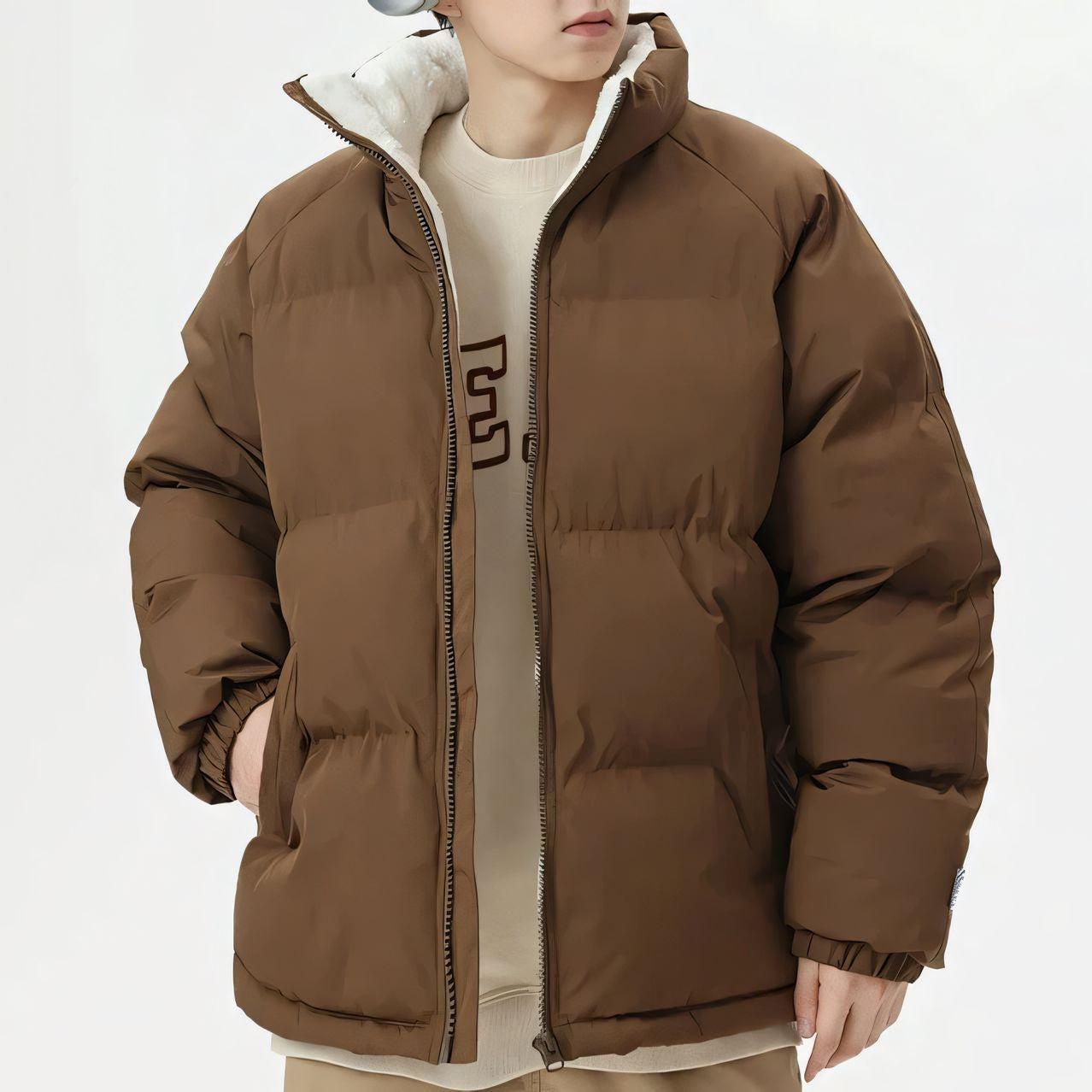 Jaqueta Bobojaco Masculina Alpha Pagliacci, forrada em lã para aquecimento e estilo nos dias frios.