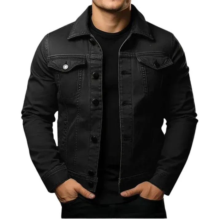 Jaqueta Jeans Masculina Slim Pagliacci PG240 – modelagem ajustada, design moderno e acabamento premium para um visual sofisticado e autêntico.