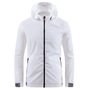 Jaqueta Corta Vento Speed PG300 com design moderno e tecido impermeável, ideal para proteger da chuva com leveza e estilo urbano.

