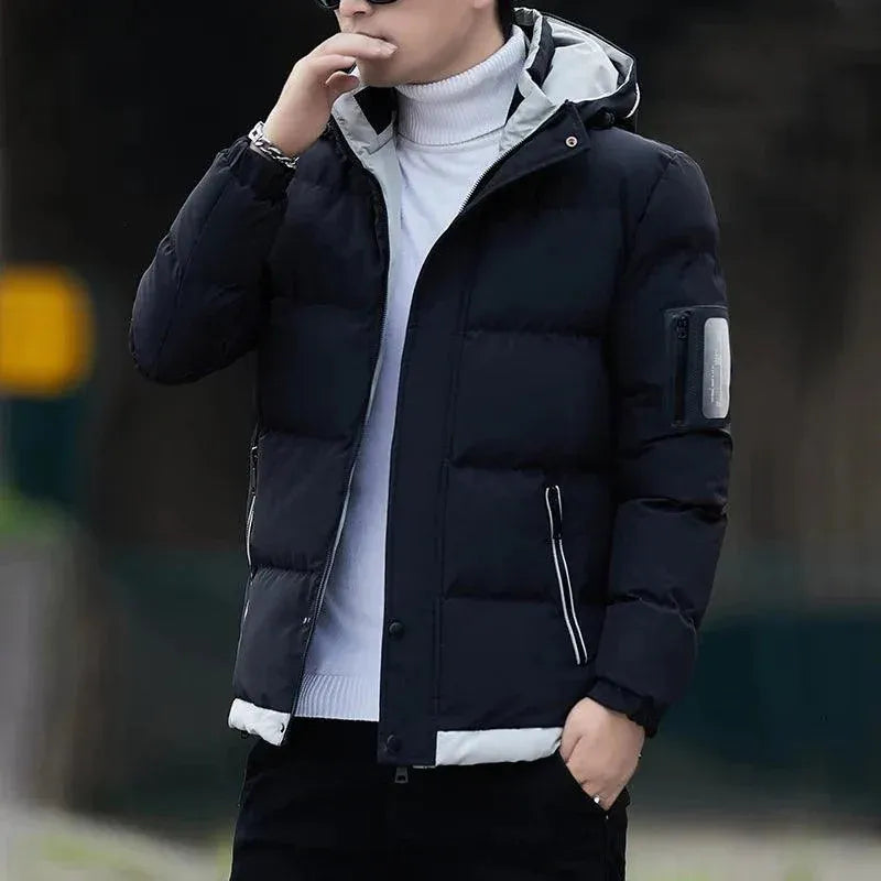 Jaqueta Masculina Extreme Winter Streetwear Pagliacci PG172 com forro acolchoado, zíper resistente e design urbano para máxima proteção nos dias frios.