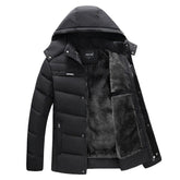 Jaqueta Masculina Forrada Fashion Pagliacci – conforto, resistência e estilo para o frio, com capuz removível e design sofisticado.

