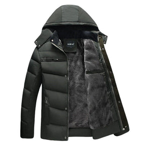 Jaqueta Masculina Forrada Fashion Pagliacci – conforto, resistência e estilo para o frio, com capuz removível e design sofisticado.

