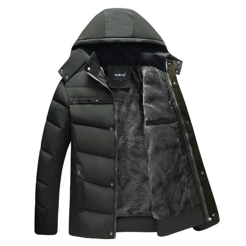 Jaqueta Masculina Forrada Fashion Pagliacci – conforto, resistência e estilo para o frio, com capuz removível e design sofisticado.

