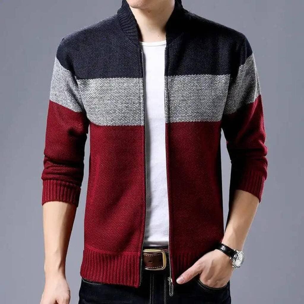 Jaqueta Masculina Grossa de Lã Pagliacci PG133, design autêntico e elegante.