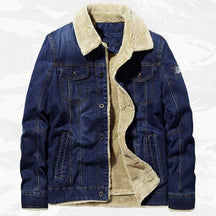 Jaqueta Masculina Jeans United States Pagliacci PG145, com forro de lã, botões clássicos e design casual, ideal para dias frios e versátil para várias ocasiões